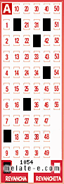 Volante ganador del sorteo 1054 de Revancha