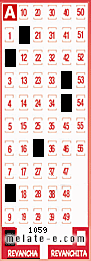 Volante ganador del sorteo 1059 de Revancha