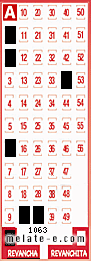 Volante ganador del sorteo 1063 de Revancha