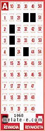 Volante ganador del sorteo 1068 de Revancha