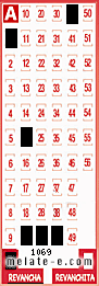 Volante ganador del sorteo 1069 de Revancha