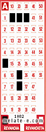Volante ganador del sorteo 1082 de Revancha