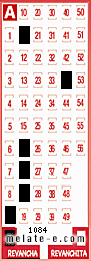 Volante ganador del sorteo 1084 de Revancha