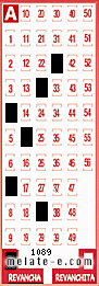Volante ganador del sorteo 1089 de Revancha
