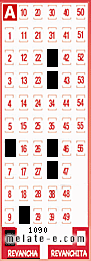 Volante ganador del sorteo 1090 de Revancha