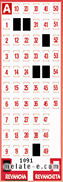 Volante ganador del sorteo 1091 de Revancha