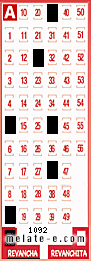 Volante ganador del sorteo 1092 de Revancha