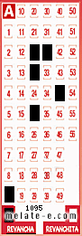 Volante ganador del sorteo 1095 de Revancha