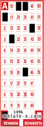 Volante ganador del sorteo 1096 de Revancha