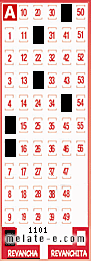 Volante ganador del sorteo 1101 de Revancha