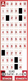 Volante ganador del sorteo 1102 de Revancha