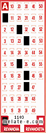 Volante ganador del sorteo 1103 de Revancha
