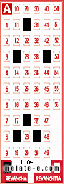 Volante ganador del sorteo 1104 de Revancha