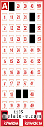 Volante ganador del sorteo 1105 de Revancha
