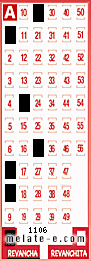 Volante ganador del sorteo 1106 de Revancha