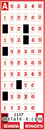 Volante ganador del sorteo 1107 de Revancha