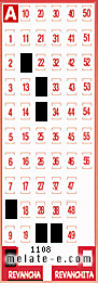 Volante ganador del sorteo 1108 de Revancha
