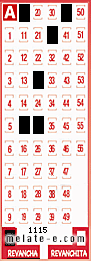 Volante ganador del sorteo 1115 de Revancha
