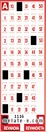 Volante ganador del sorteo 1116 de Revancha