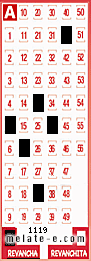 Volante ganador del sorteo 1119 de Revancha