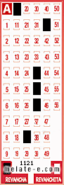 Volante ganador del sorteo 1121 de Revancha