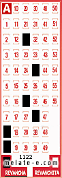 Volante ganador del sorteo 1122 de Revancha