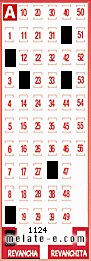 Volante ganador del sorteo 1124 de Revancha