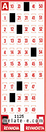 Volante ganador del sorteo 1125 de Revancha