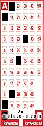 Volante ganador del sorteo 1130 de Revancha