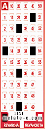 Volante ganador del sorteo 1131 de Revancha
