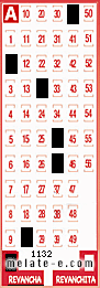 Volante ganador del sorteo 1132 de Revancha