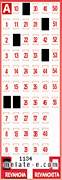 Volante ganador del sorteo 1134 de Revancha