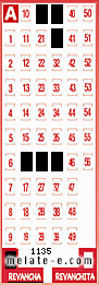 Volante ganador del sorteo 1135 de Revancha