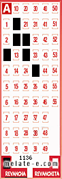 Volante ganador del sorteo 1136 de Revancha