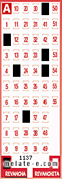 Volante ganador del sorteo 1137 de Revancha