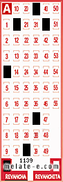 Volante ganador del sorteo 1139 de Revancha