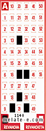 Volante ganador del sorteo 1140 de Revancha