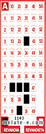 Volante ganador del sorteo 1143 de Revancha