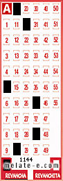 Volante ganador del sorteo 1144 de Revancha