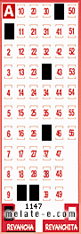 Volante ganador del sorteo 1147 de Revancha