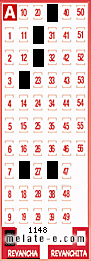 Volante ganador del sorteo 1148 de Revancha