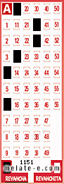 Volante ganador del sorteo 1151 de Revancha