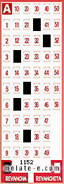 Volante ganador del sorteo 1152 de Revancha