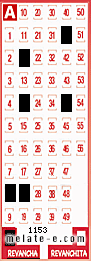 Volante ganador del sorteo 1153 de Revancha