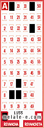 Volante ganador del sorteo 1155 de Revancha