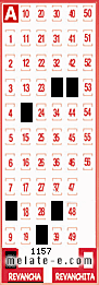 Volante ganador del sorteo 1157 de Revancha