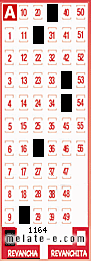 Volante ganador del sorteo 1164 de Revancha