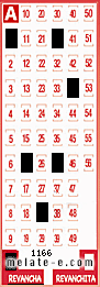Volante ganador del sorteo 1166 de Revancha