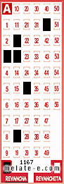 Volante ganador del sorteo 1167 de Revancha