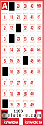 Volante ganador del sorteo 1168 de Revancha